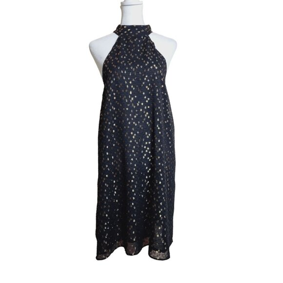 Chelsea 28 Black Mini Shift Party Dress Medium - Picture 2 of 10